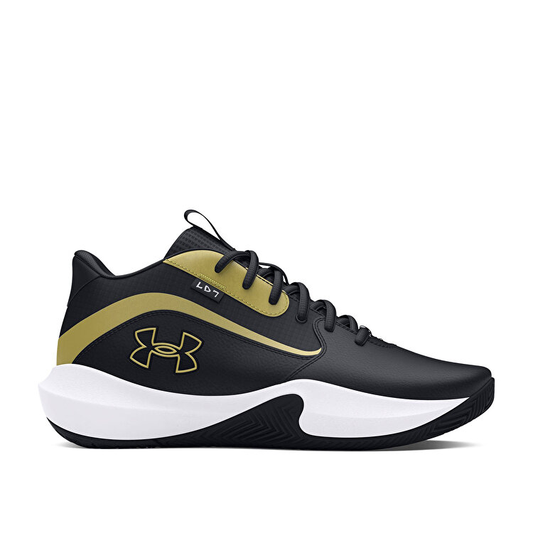 Under Armour Lockdown 7 Erkek Siyah Basketbol Ayakkabısı - Görsel 2