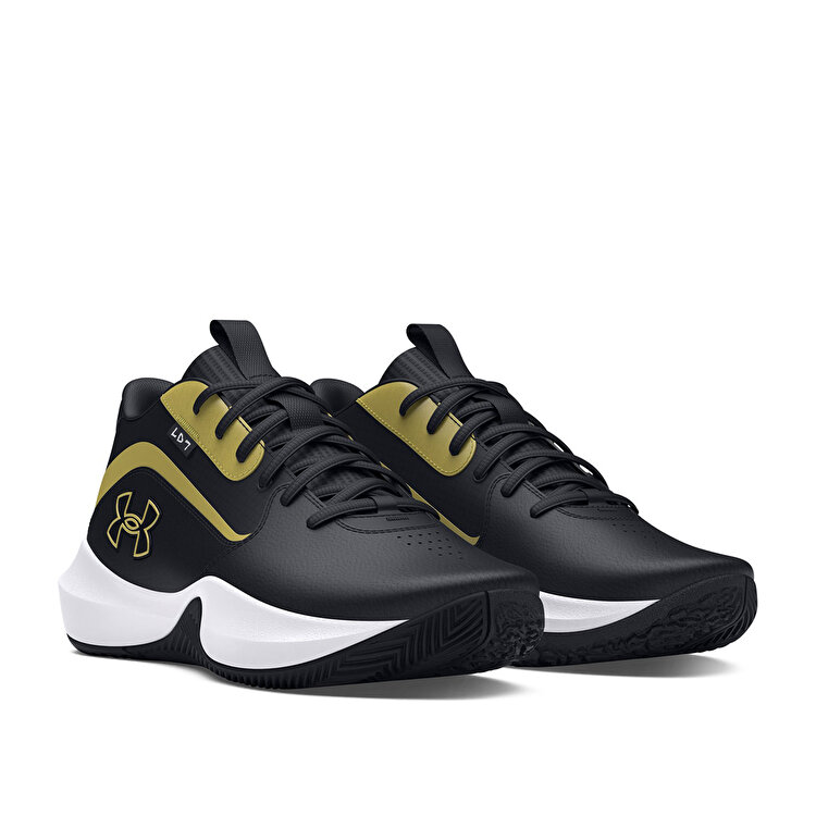 Under Armour Lockdown 7 Erkek Siyah Basketbol Ayakkabısı - Görsel 4