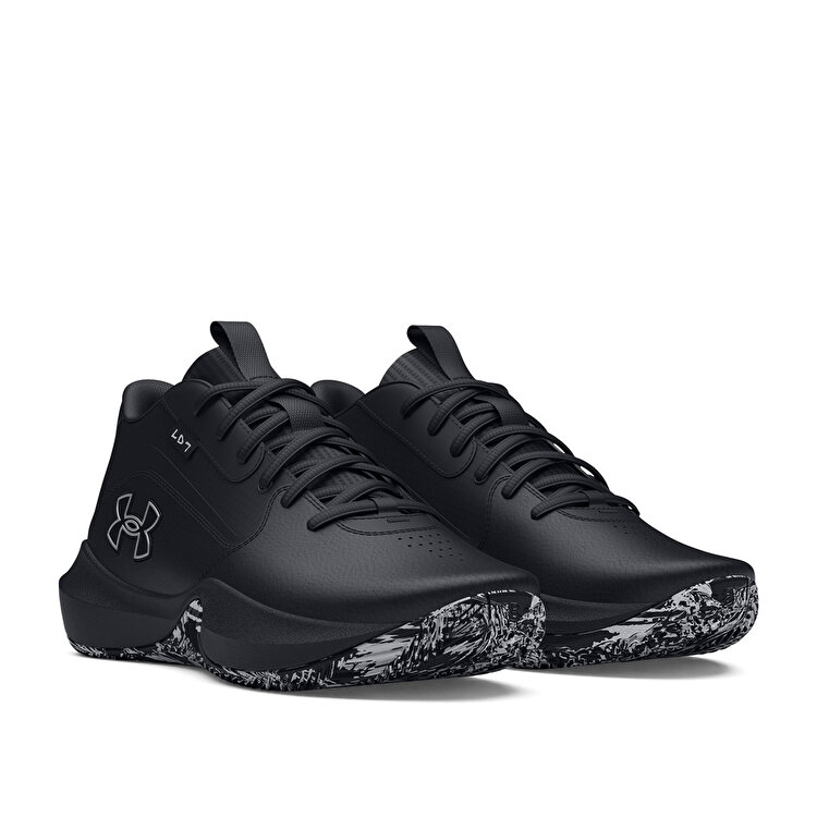 Under Armour Lockdown 7 Erkek Siyah Basketbol Ayakkabısı - Görsel 4