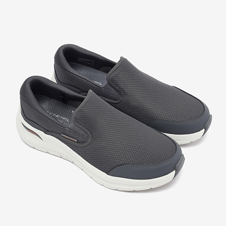 Skechers Arch Fit 2.0 Erkek Gri Spor Ayakkabı - Görsel 5