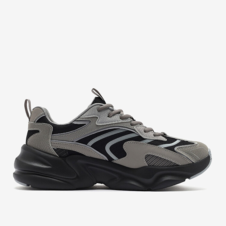 Skechers Bobs Bamina 2 Erkek Gri Spor Ayakkabı