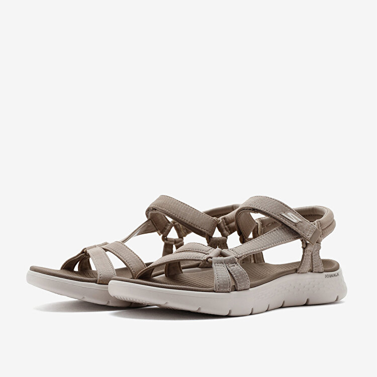 Skechers Go Walk Flex Kadın Bej Sandalet - Görsel 4
