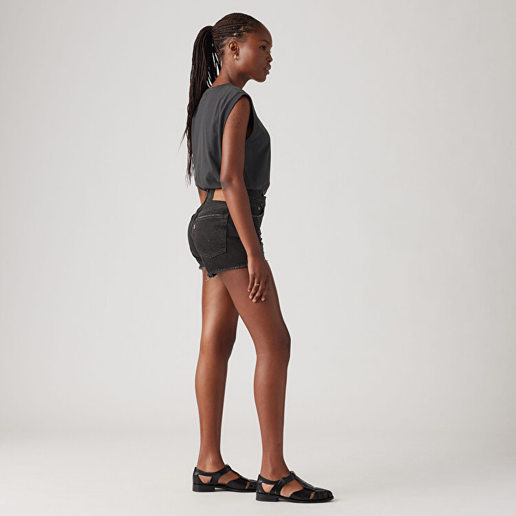 Levi's High Rise 501 Kadın Siyah Şort