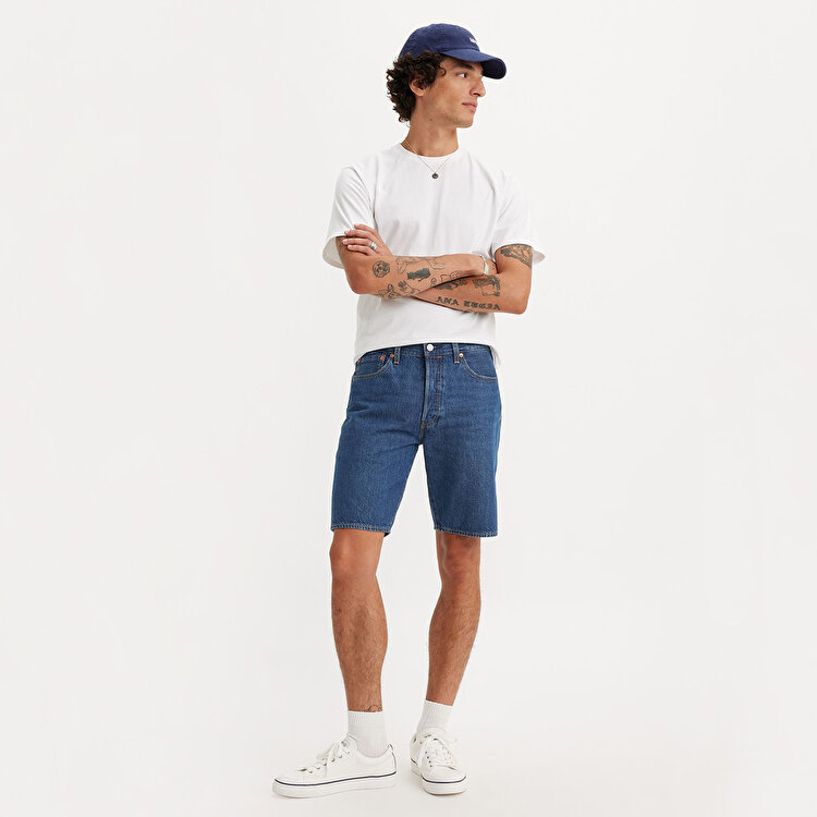 Levi's 501 Original Erkek Lacivert Şort