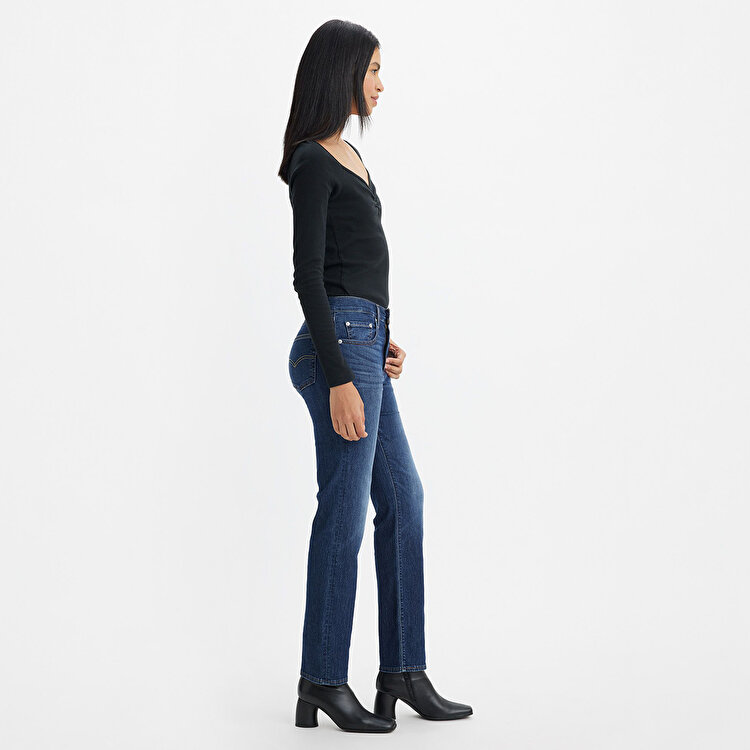 Levi's 724 High Rise Straight Kadın Lacivert Jean