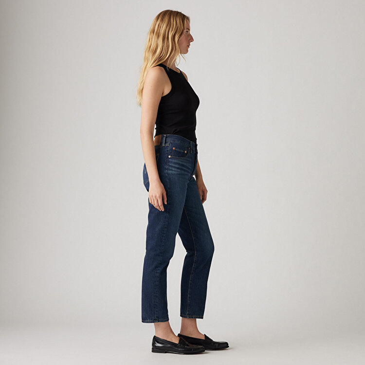 Levi's 501 Crop Kadın Lacivert Jean