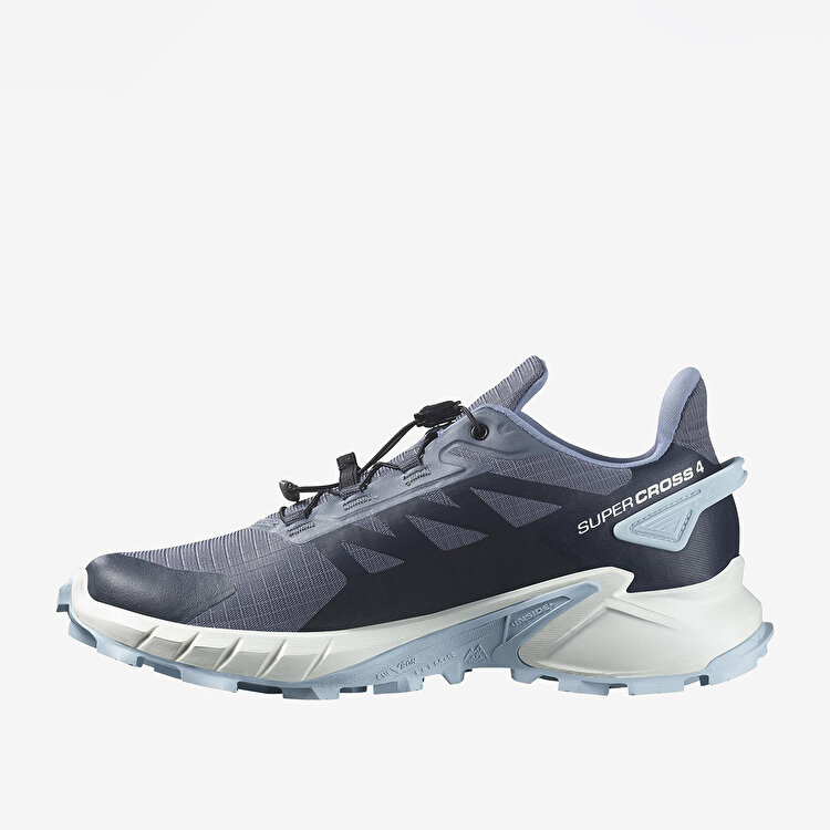 Salomon Salomon Supercross 4 Kadın Lacivert Koşu Ayakkabısı Koşu & Yürüyüş Ayakkabıları | Sporthink Lacivert - 3. görsel