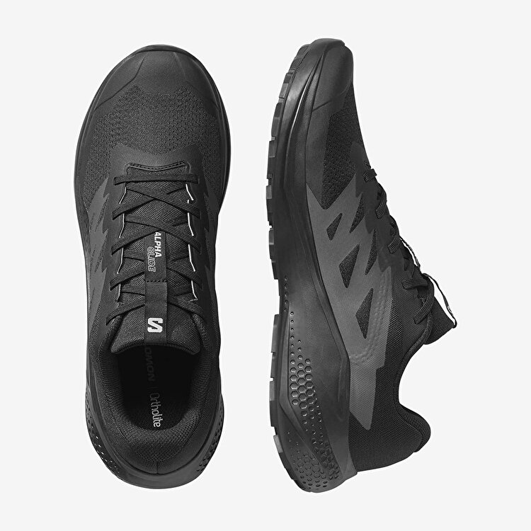Salomon Alphaglide Erkek Siyah Koşu Ayakkabısı - Görsel 4