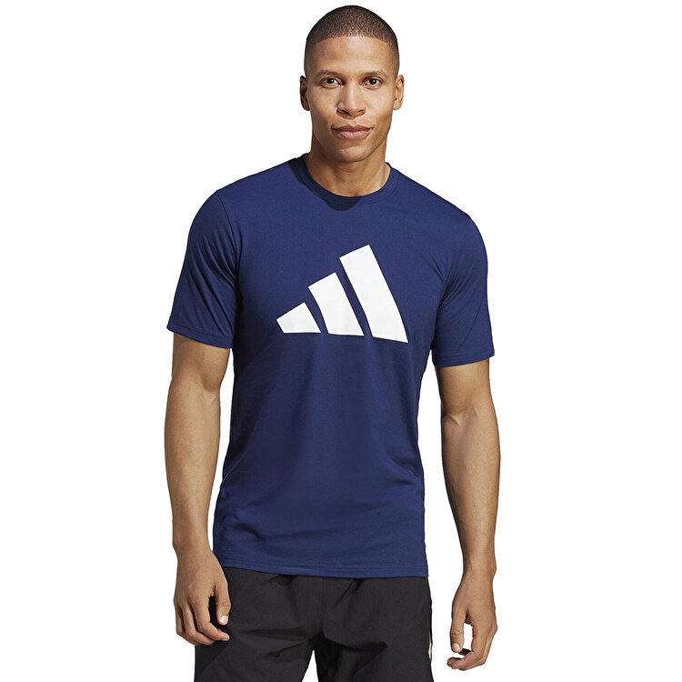 adidas Training Essentials Feelready Erkek Lacivert Yuvarlak Yaka Tişört