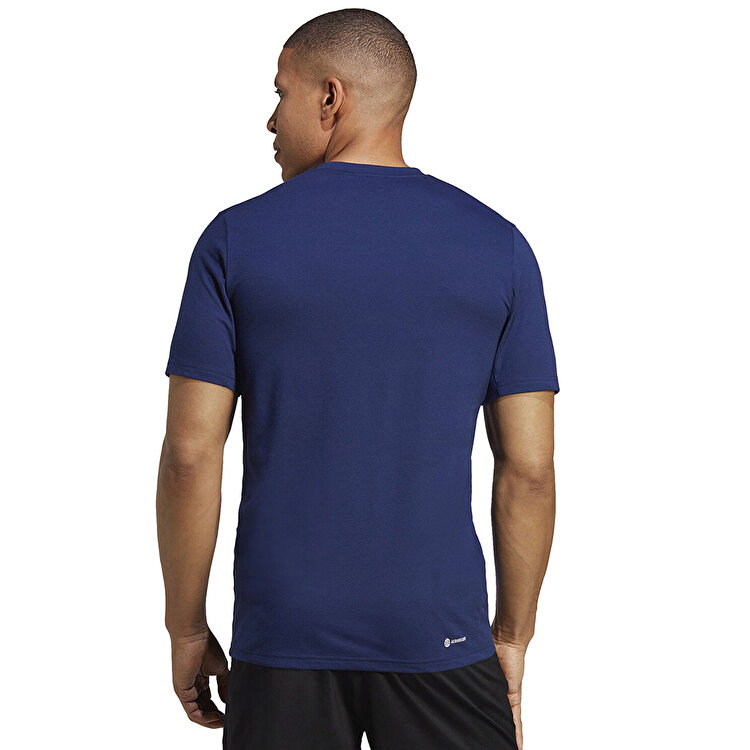adidas Training Essentials Feelready Erkek Lacivert Yuvarlak Yaka Tişört
