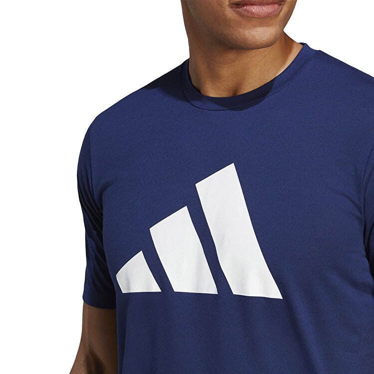 adidas Training Essentials Feelready Erkek Lacivert Yuvarlak Yaka Tişört