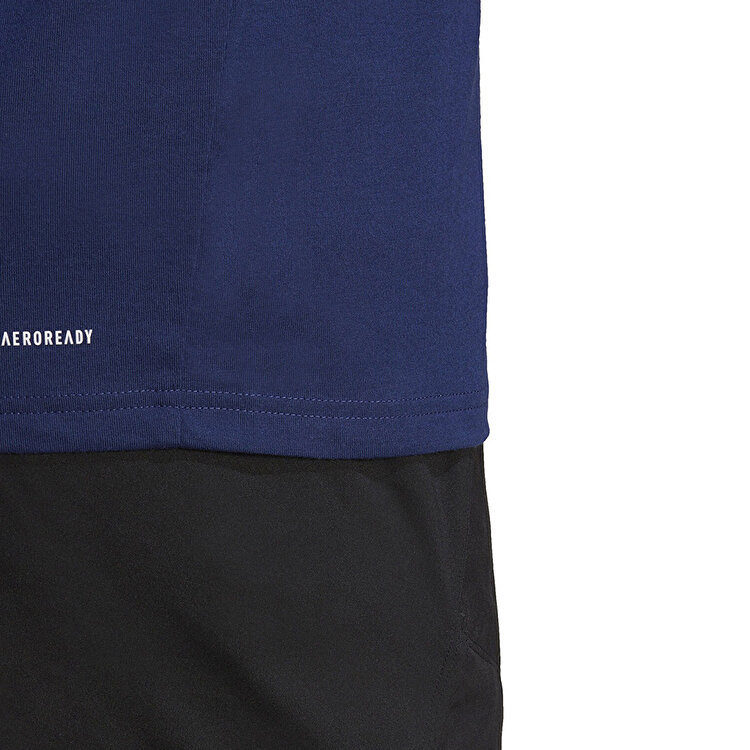 adidas Training Essentials Feelready Erkek Lacivert Yuvarlak Yaka Tişört