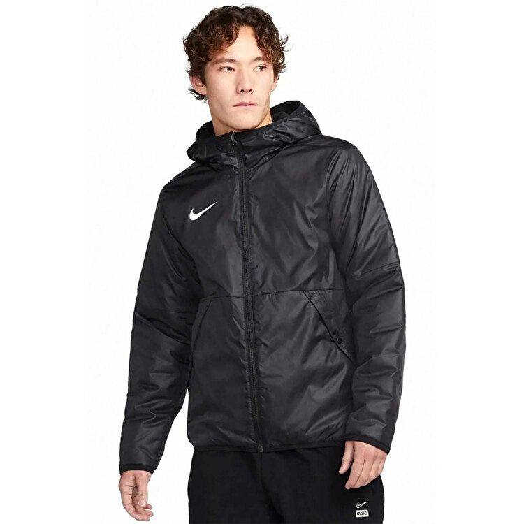 Nike Therma Repel Park Erkek Siyah Kapüşonlu Mont
