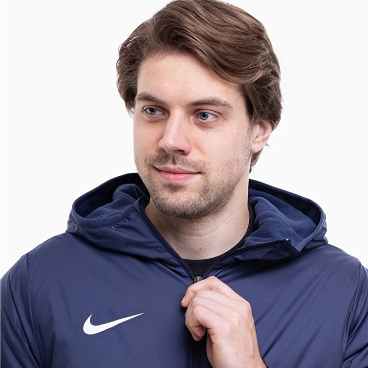 Nike Repel Park Erkek Lacivert Kapüşonlu Mont