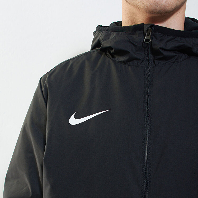 Nike Repel Park Erkek Siyah Kapüşonlu Mont