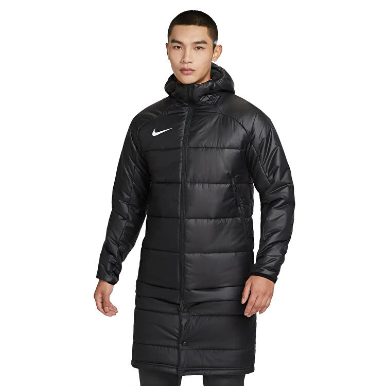 Nike Therma-Fit Academy Pro 2in1 Erkek Siyah Kapüşonlu Mont