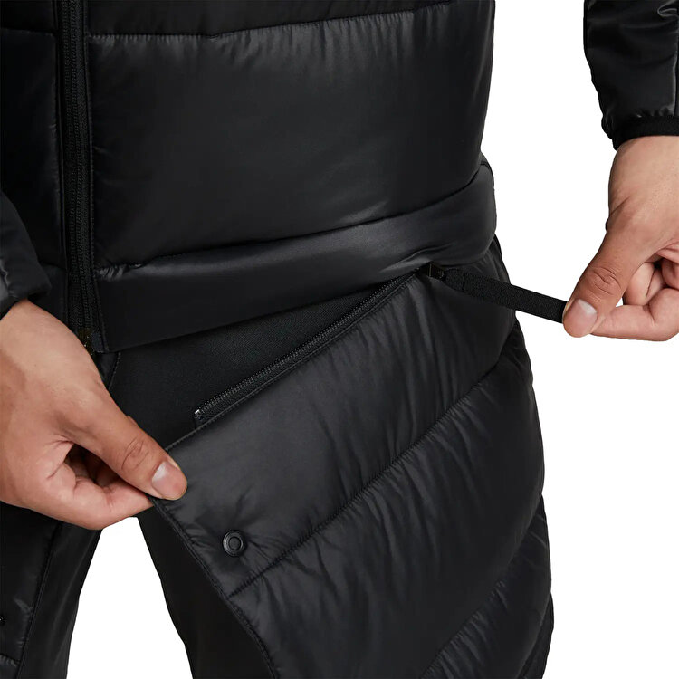 Nike Therma-Fit Academy Pro 2in1 Erkek Siyah Kapüşonlu Mont