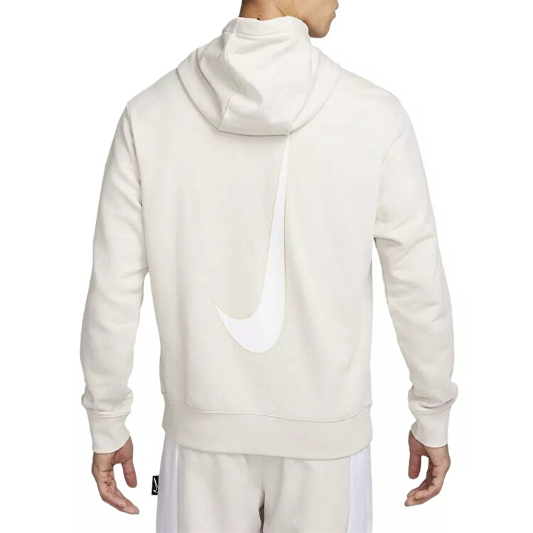 Nike Pullover Erkek Ekru Kapüşonlu Sweatshirt