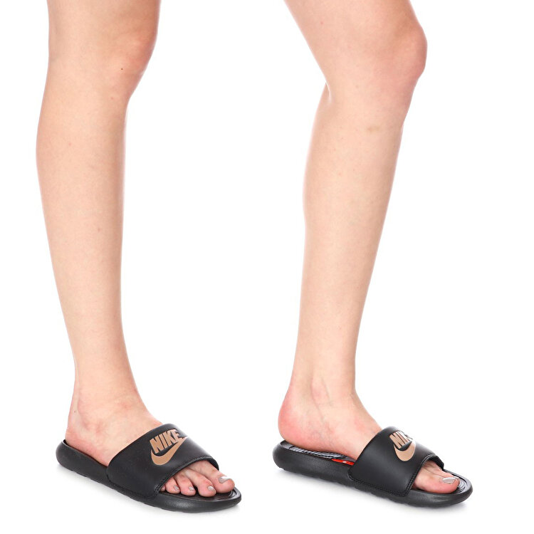 Nike Victori One Slide Kadın Siyah Terlik - Görsel 3