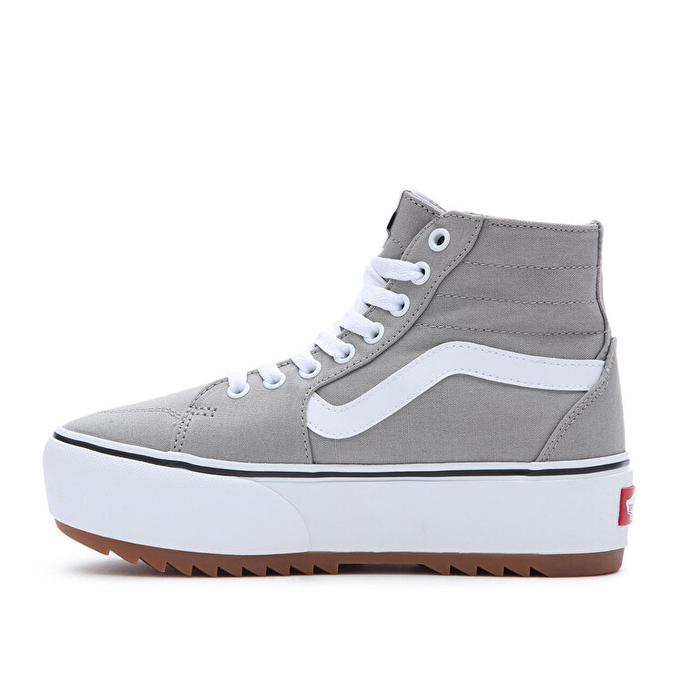 Vans Filmore Hi Tapered Platform St Kadın Gri Sneaker - Görsel 3