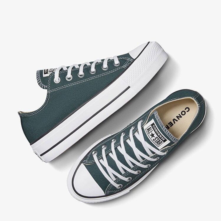 Converse Chuck Taylor All Star Lift Kadın Yeşil Sneaker - Görsel 5