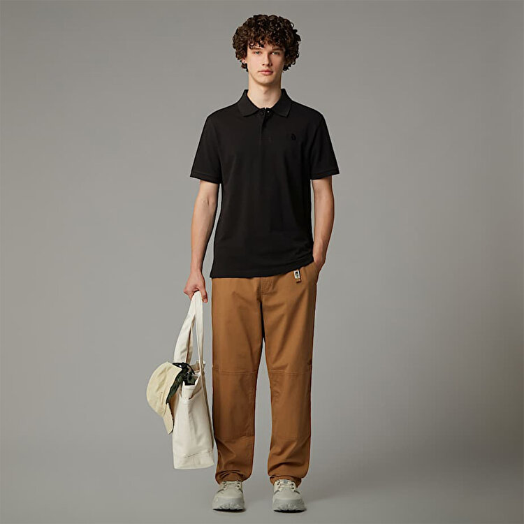 The North Face Essential Regular Erkek Siyah Polo Yaka Tişört