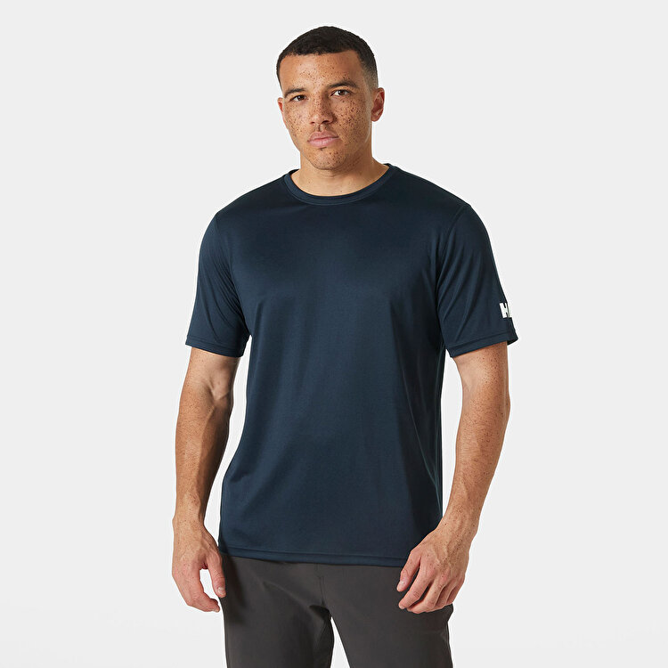 Helly Hansen HH Tech 2.0 Erkek Lacivert Yuvarlak Yaka Tişört