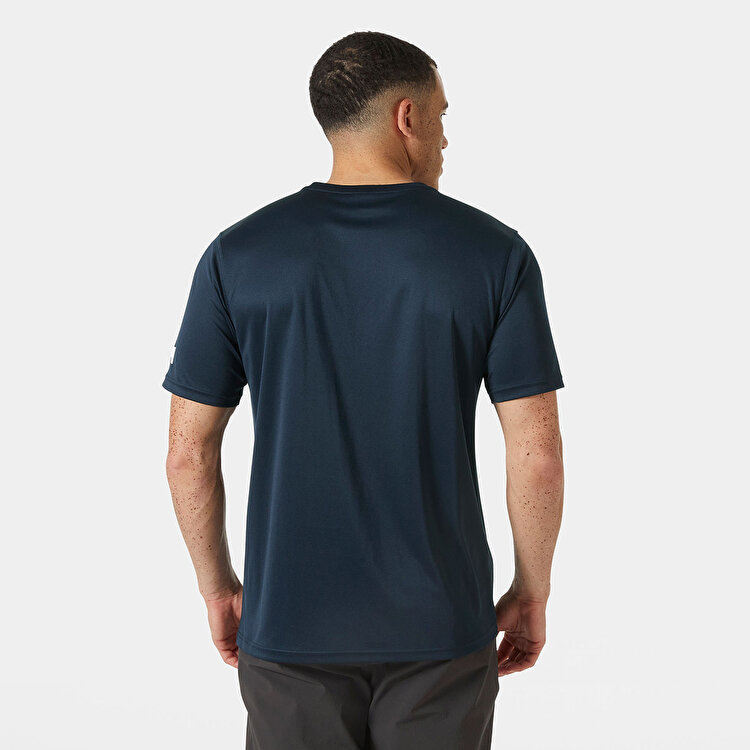 Helly Hansen HH Tech 2.0 Erkek Lacivert Yuvarlak Yaka Tişört