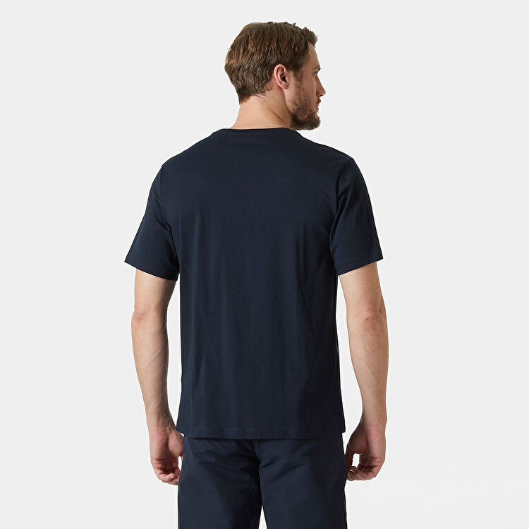 Helly Hansen HH Logo 3.0 Erkek Lacivert Yuvarlak Yaka Tişört