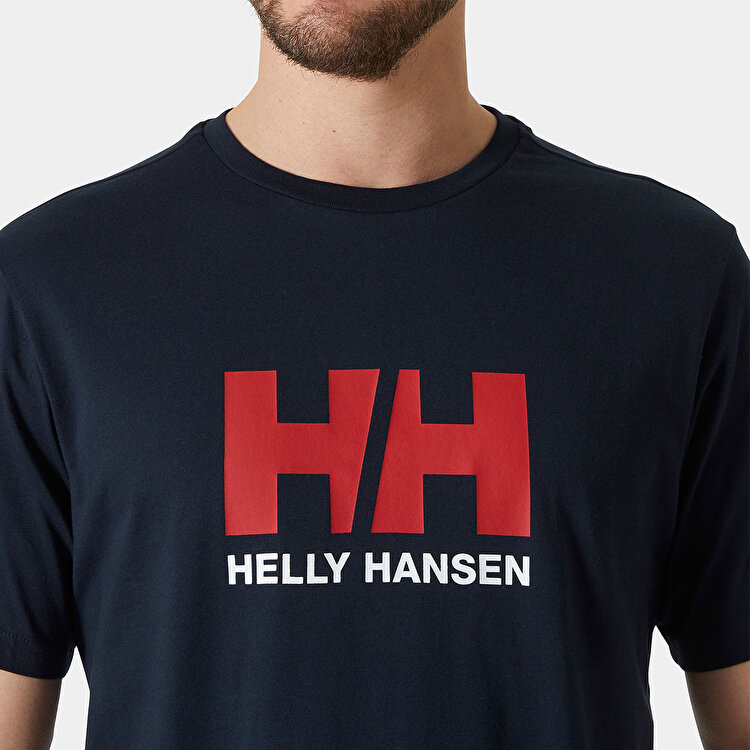 Helly Hansen HH Logo 3.0 Erkek Lacivert Yuvarlak Yaka Tişört