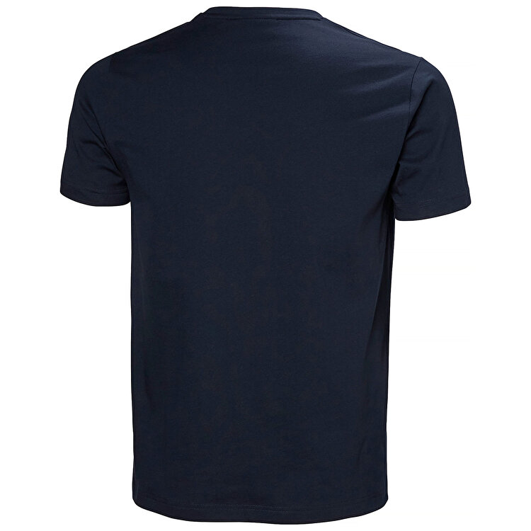 Helly Hansen Core Graphic 2.0 Erkek Lacivert Yuvarlak Yaka Tişört