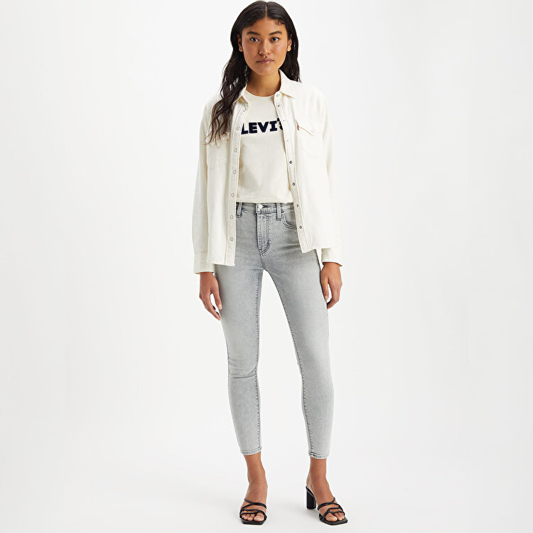 Levi's 720 High Rise Super Skinny Kadın Gri Jean