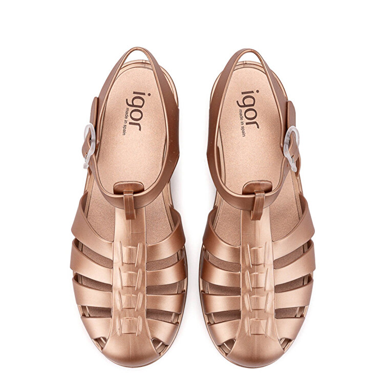 Igor Biarritz Metal Kadın Metalik Sandalet - Görsel 5