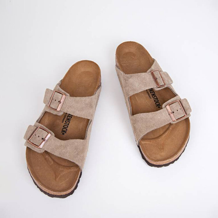 Birkenstock Arizona Vl Kadın Bej Terlik - Görsel 3