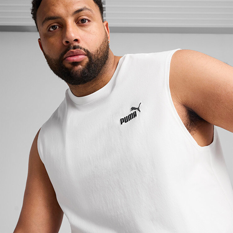 Puma Essentials Erkek Beyaz Atlet