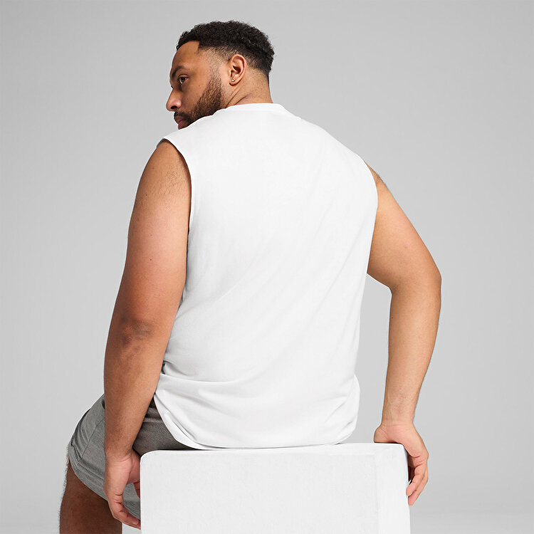 Puma Essentials Erkek Beyaz Atlet