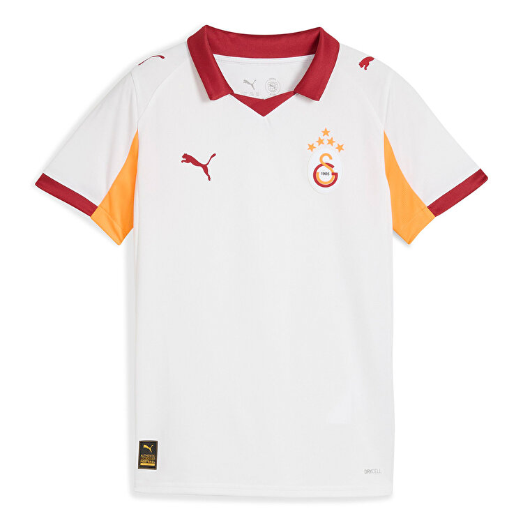 Puma Galatasaray Away Çocuk Beyaz V Yaka Forma