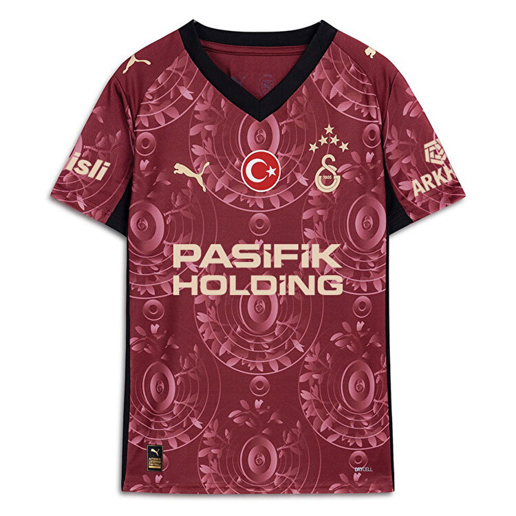 Puma Galatasaray Third Çocuk Bordo V Yaka Forma