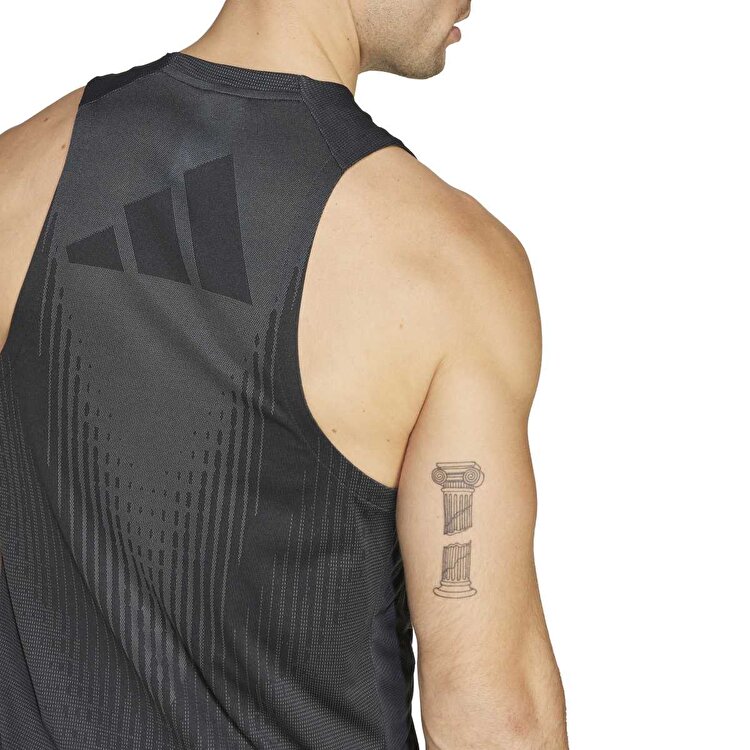 adidas Airchill Erkek Siyah Yuvarlak Yaka Atlet