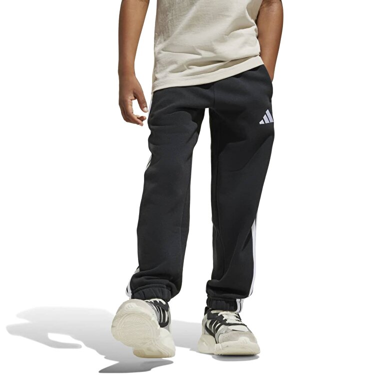 adidas 3 Stripes Fleece 240 Çocuk Siyah Eşofman Altı