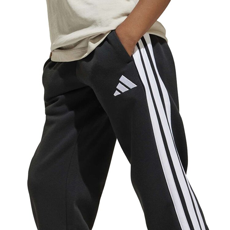 adidas 3 Stripes Fleece 240 Çocuk Siyah Eşofman Altı