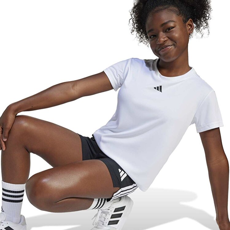 adidas Train Essentials Kız Çocuk Beyaz Tişört