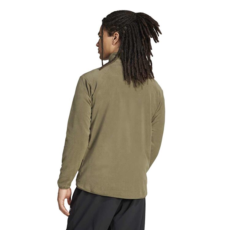 まひる adidas Multi Essentials Full-Zip Fleece Fermuarlı Üst - Yeşil