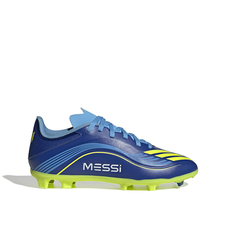 adidas F50 Messi League Fg/Mg J Çocuk Mavi Krampon - Görsel 2