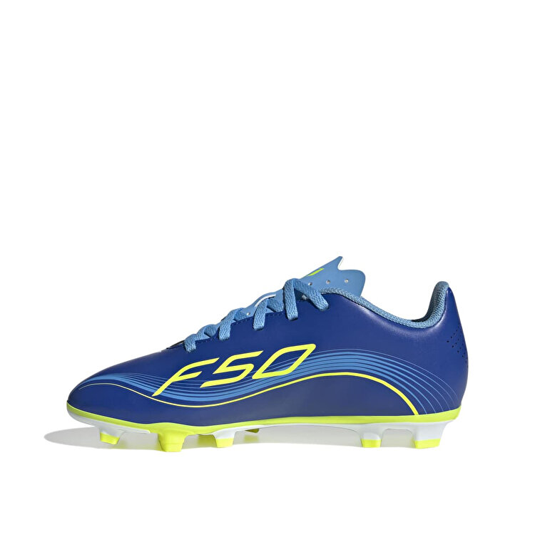 adidas F50 Messi Club Fg/Mg Çocuk Mavi Krampon - Görsel 3