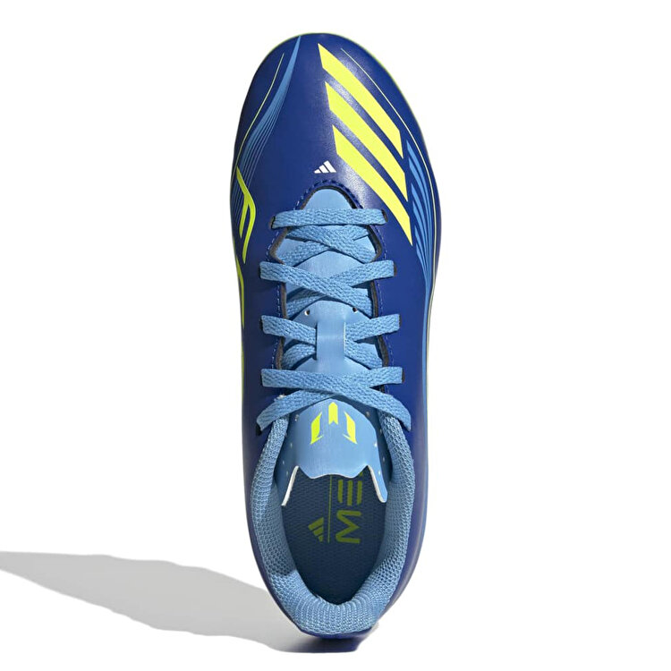 adidas F50 Messi Club Fg/Mg Çocuk Mavi Krampon - Görsel 4