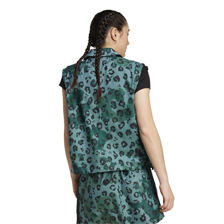 adidas All Over Print Kadın Yeşil Yelek