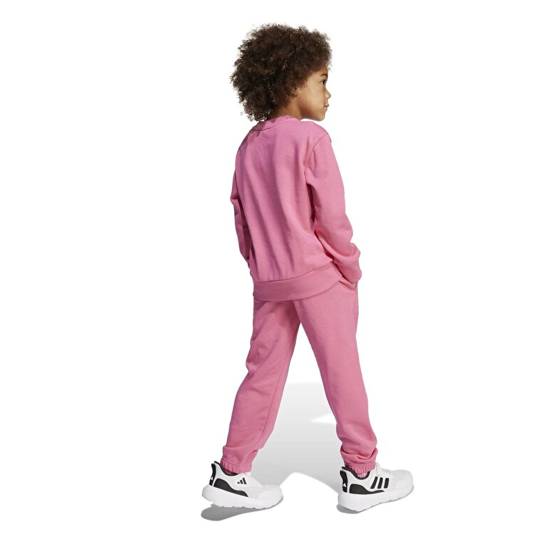 adidas Jogger Set Bl Ft Çocuk Pembe Bisiklet Yaka Eşofman Takımı