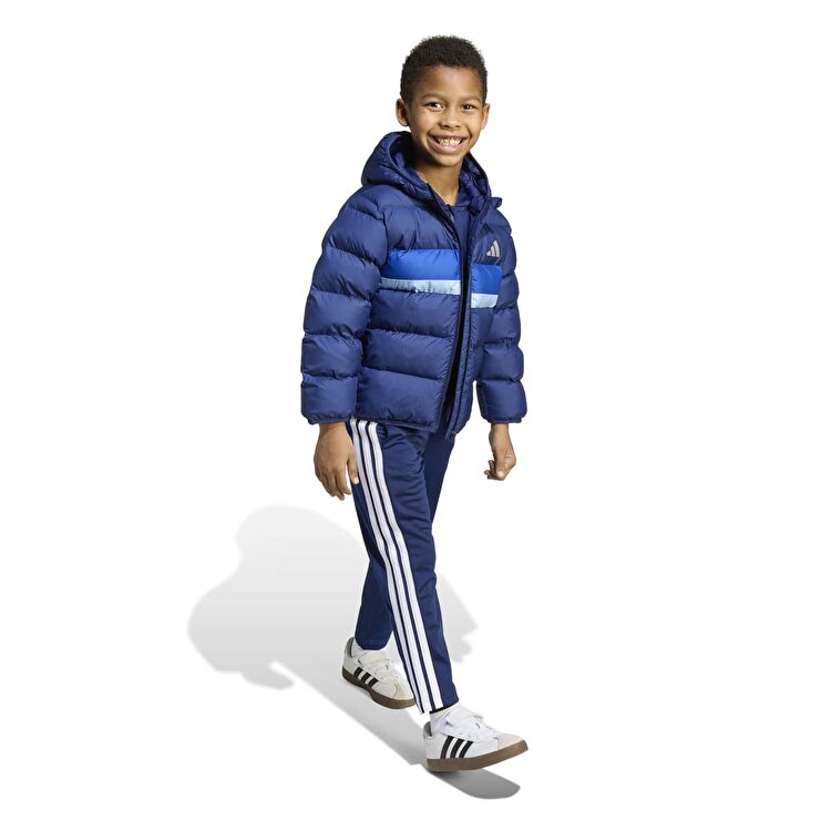 adidas Synthetic Down Çocuk Lacivert Kapüşonlu Mont JW2453 - Sporthink