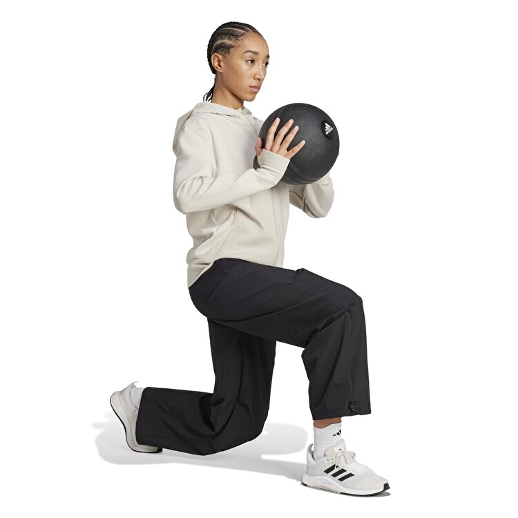 adidas Designed For Training Kadın Bej Kapüşonlu Ceket JX7318